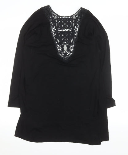 Womens UK Size 16 Peacocks Black Basic Jacket