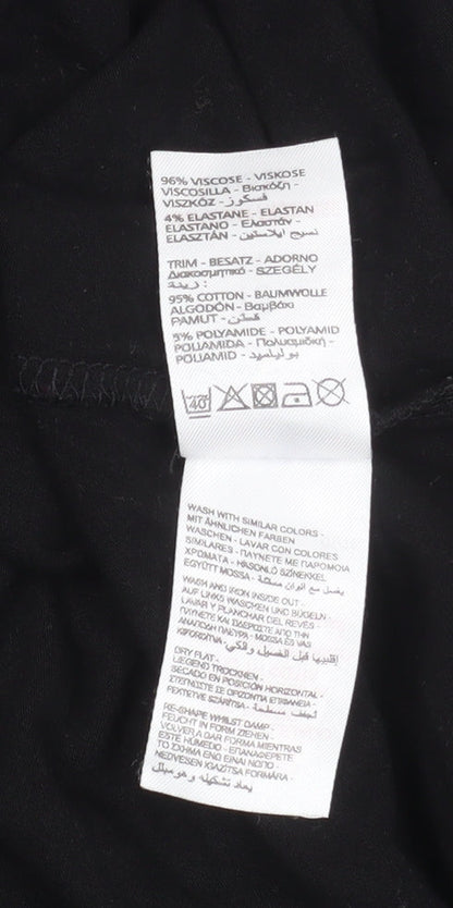 Womens UK Size 16 Peacocks Black Basic Jacket