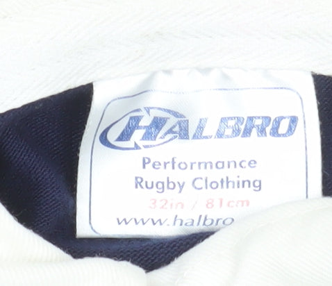 Boys UK Size 10 Years Halbro Blue Basic Polo