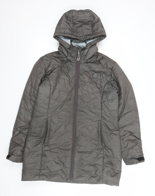 Womens UK Size M Lizzy Grey Puffer Jacket