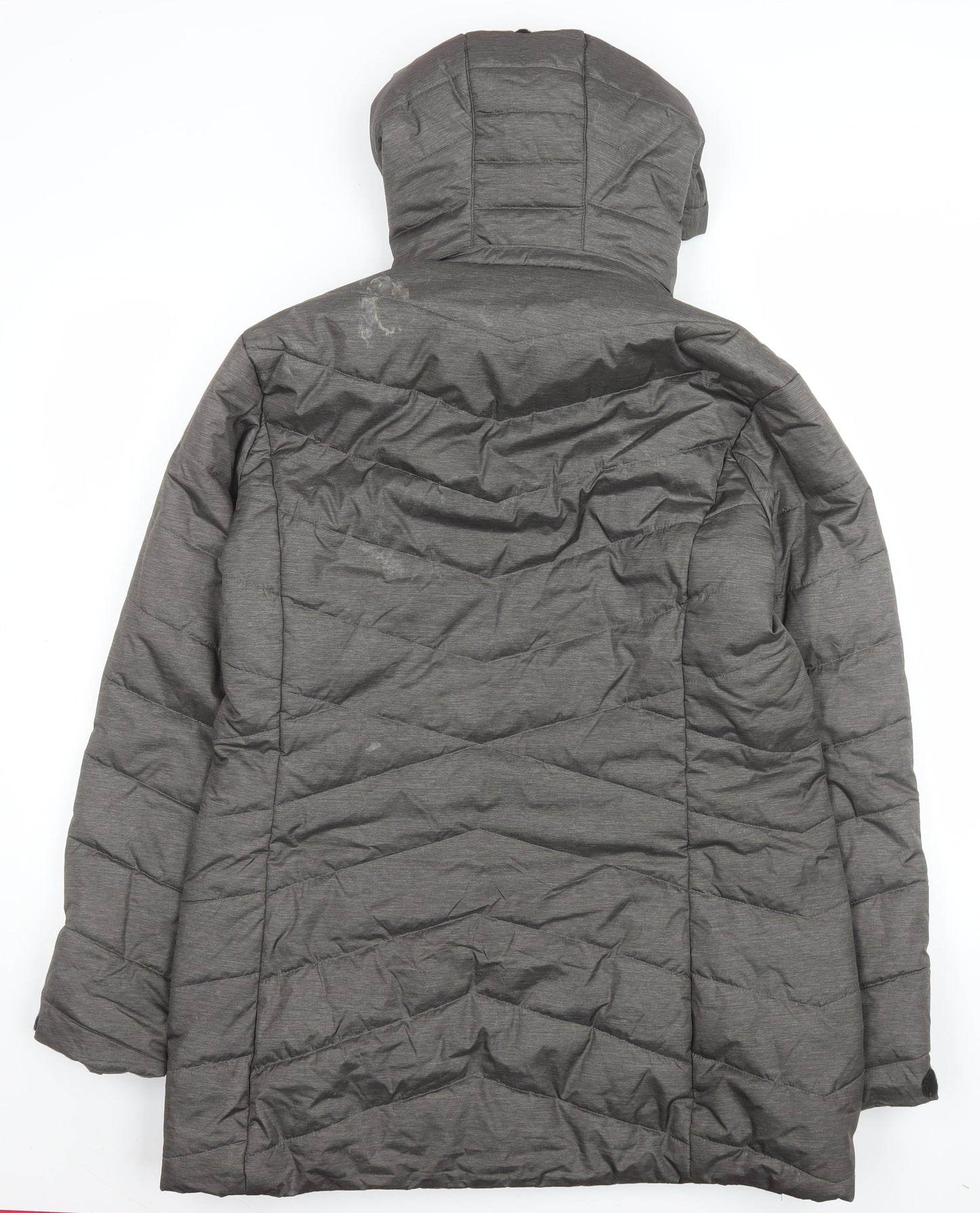 Womens UK Size M Lizzy Grey Puffer Jacket