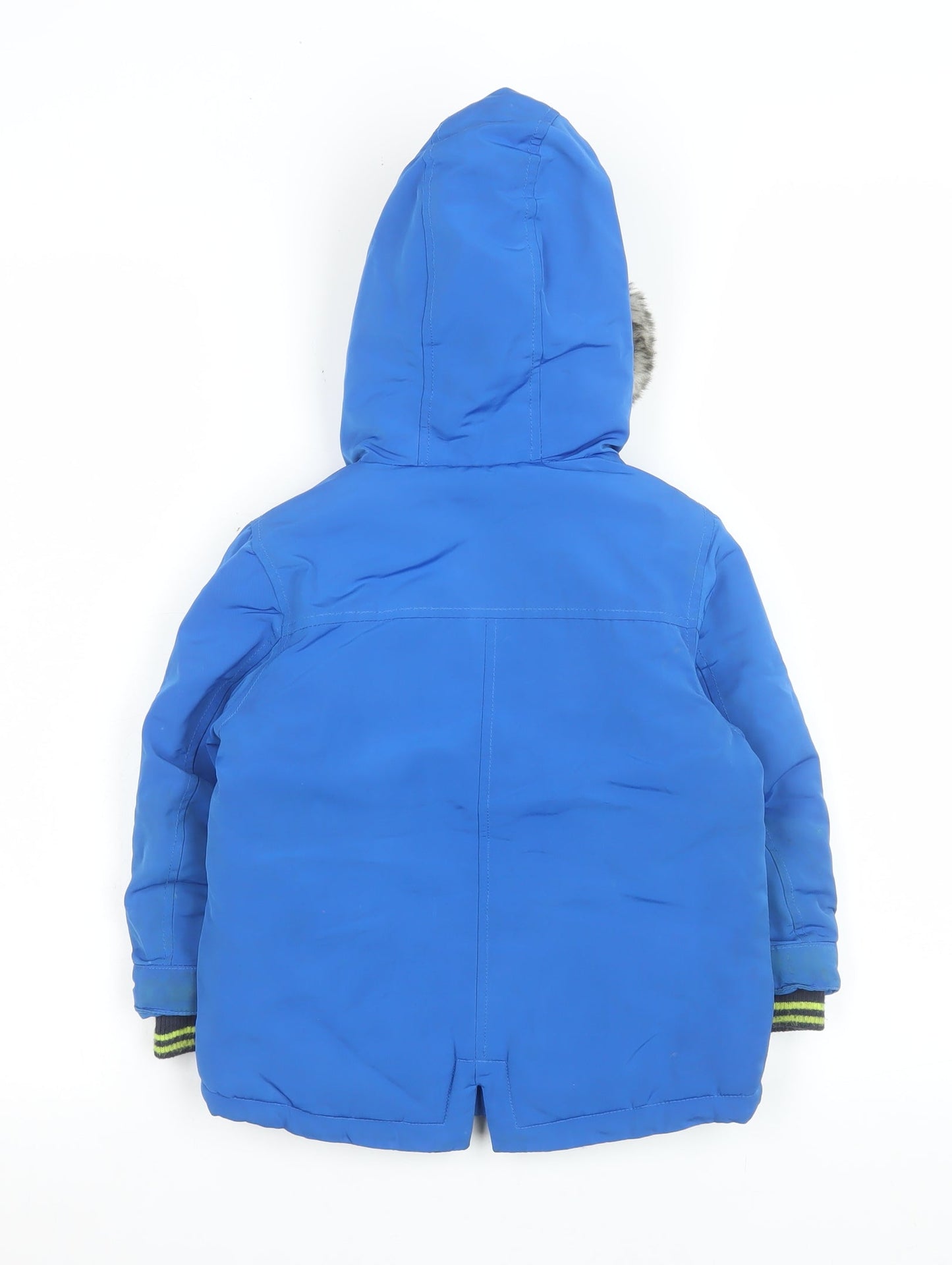 Boys UK Size 2-3 Years F&F Blue Puffer Jacket