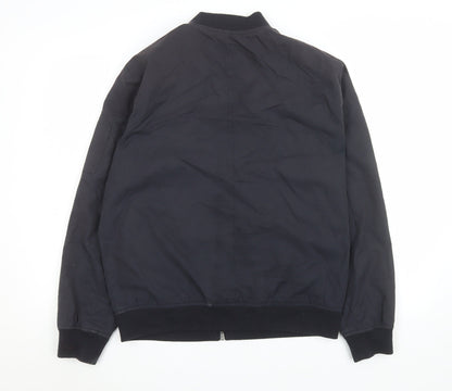Mens UK Size M Jasper Conran Blue Bomber Jacket