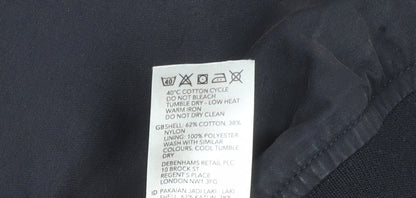 Mens UK Size M Jasper Conran Blue Bomber Jacket