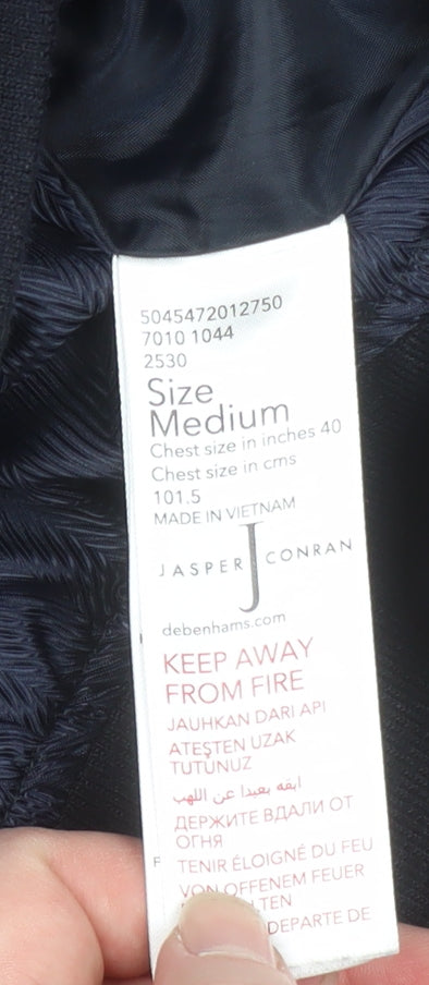 Mens UK Size M Jasper Conran Blue Bomber Jacket