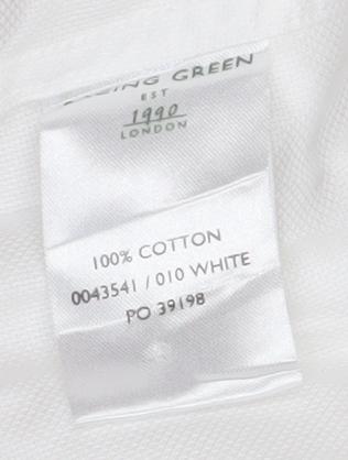 Mens UK Collar Size 16.5 Racing Green Smart White  Dress Shirt