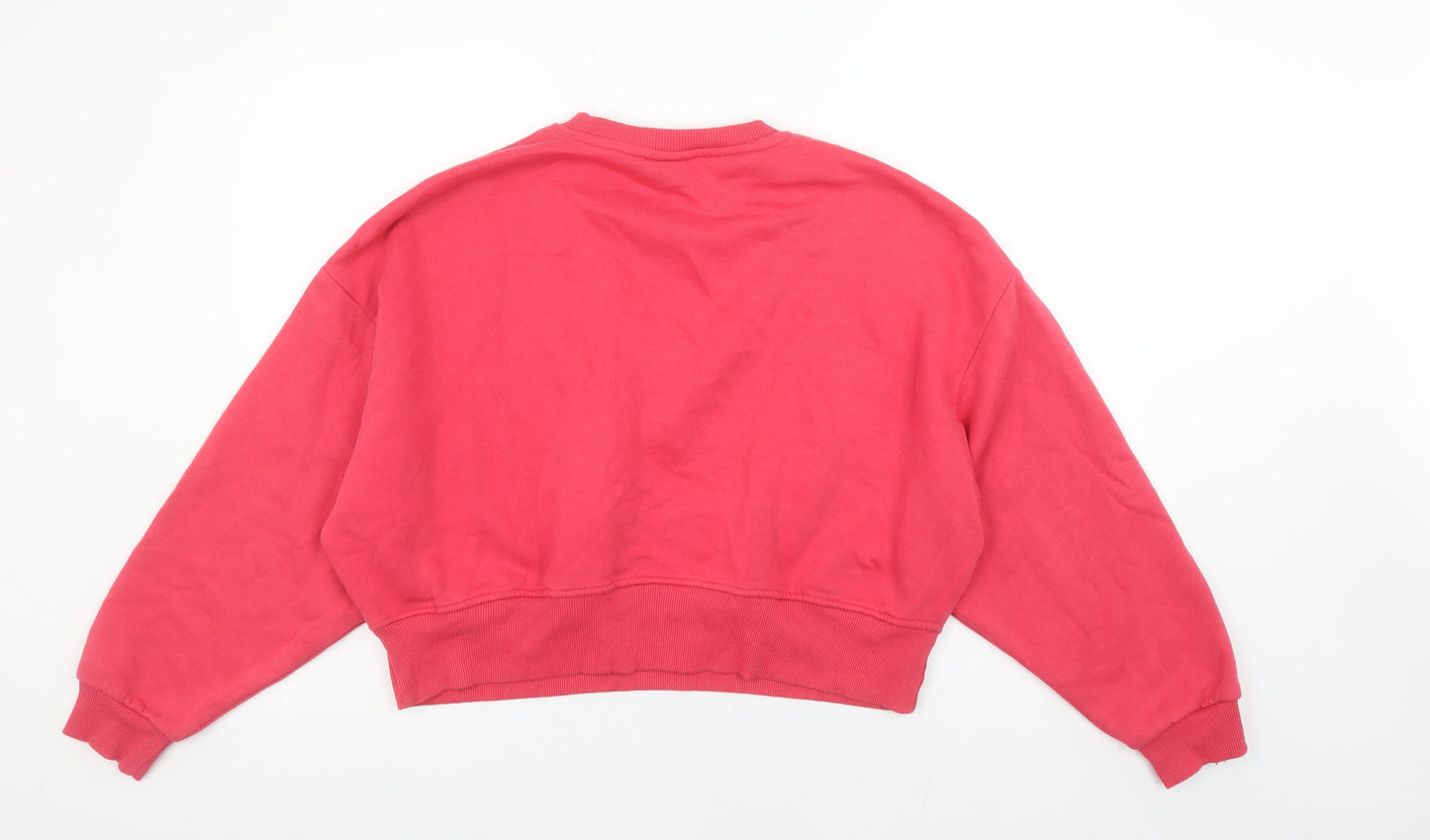 Womens UK Size S Hello Kitty Pink Pullover Sweatshirt