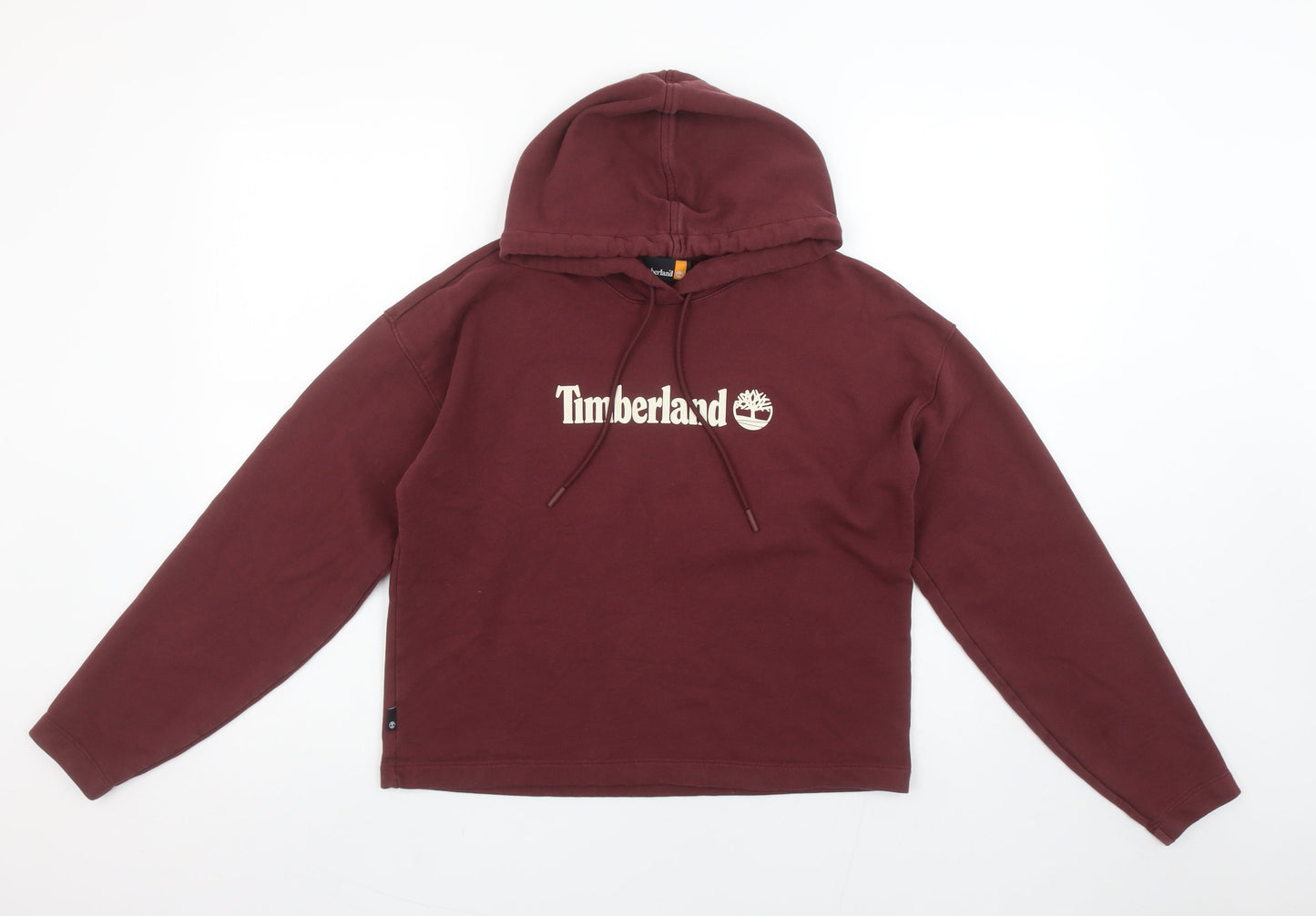 Womens UK Size XS Timberland Red Pullover Hoodie