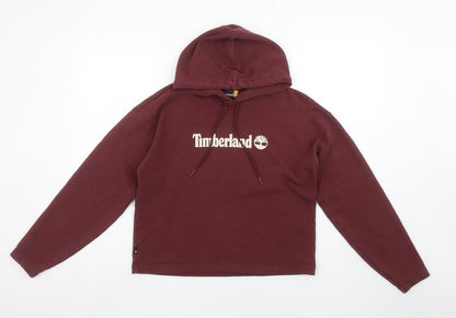 Womens UK Size XS Timberland Red Pullover Hoodie