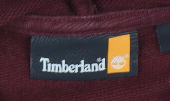 Womens UK Size XS Timberland Red Pullover Hoodie