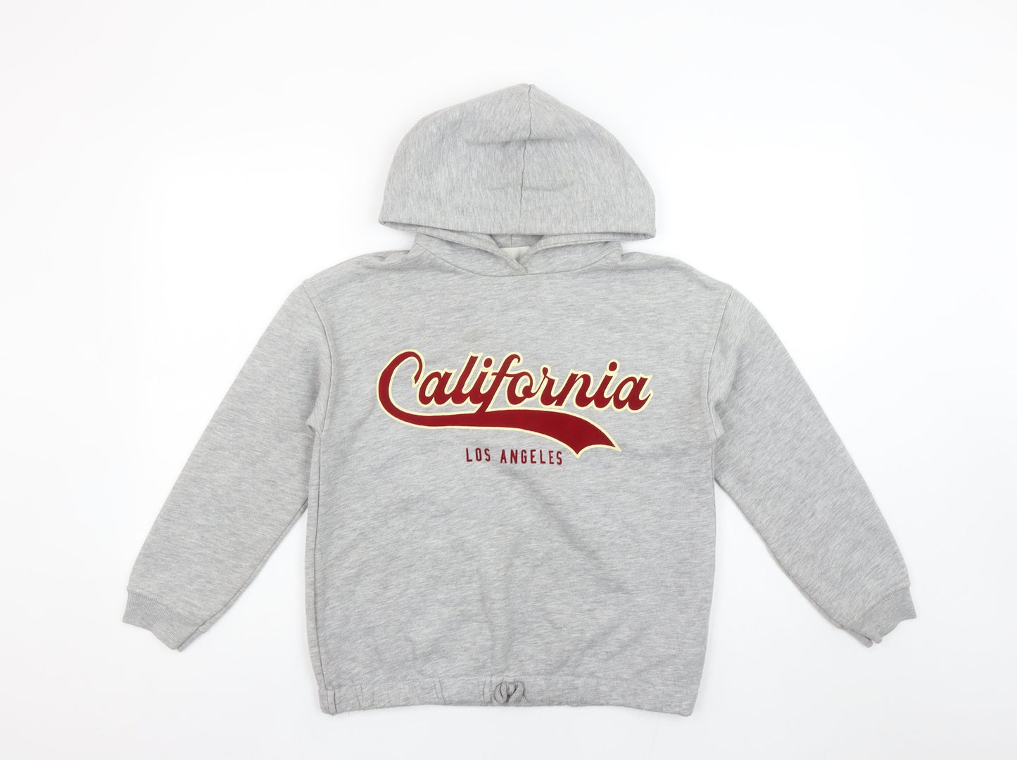 Girls UK Size 11-12 Years Zara Grey Pullover Hoodie