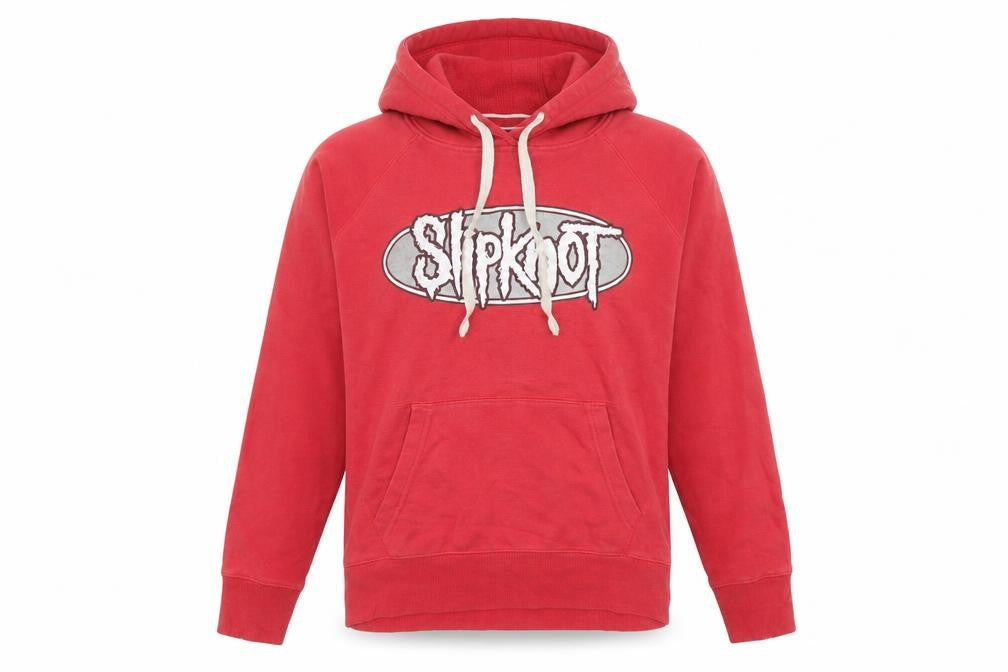 Womens UK Size M Slipknot Red Pullover Hoodie