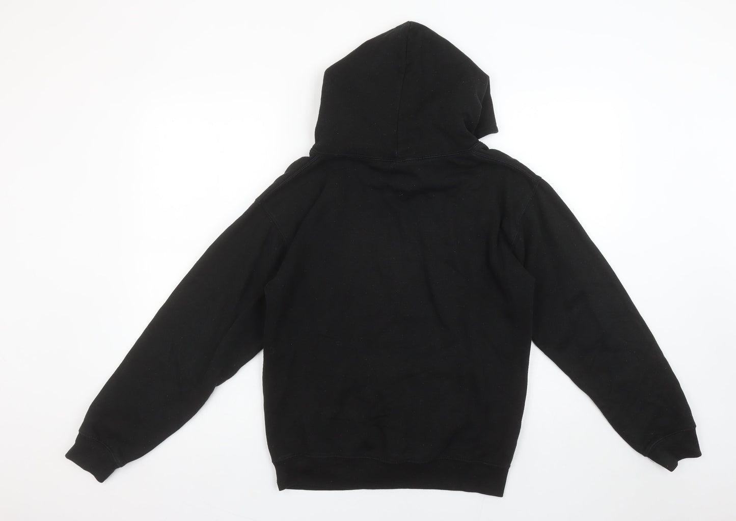 Boys UK Size 12-13 Years Club Classic Black Pullover Hoodie