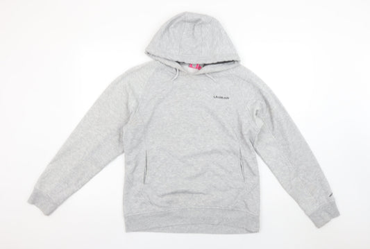 Womens UK Size 12 LA Gear Grey Pullover Hoodie