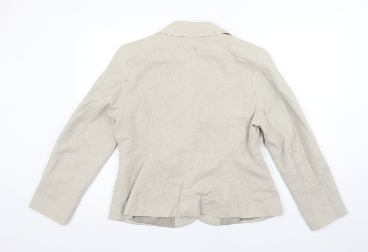 Womens UK Size 16 George Petites Beige Blazer