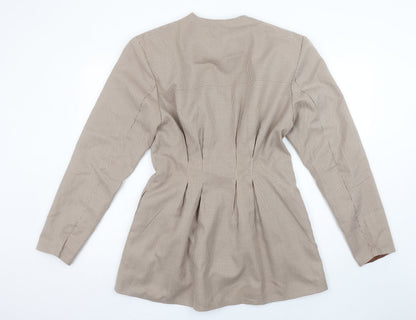 Womens UK Size L Vita Grace Regular Beige Suit Jacket
