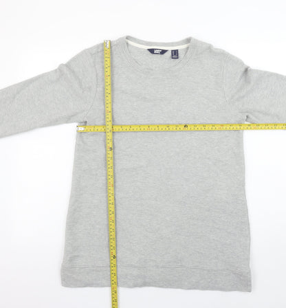 Mens UK Size S Lands' End Grey Pullover Sweatshirt