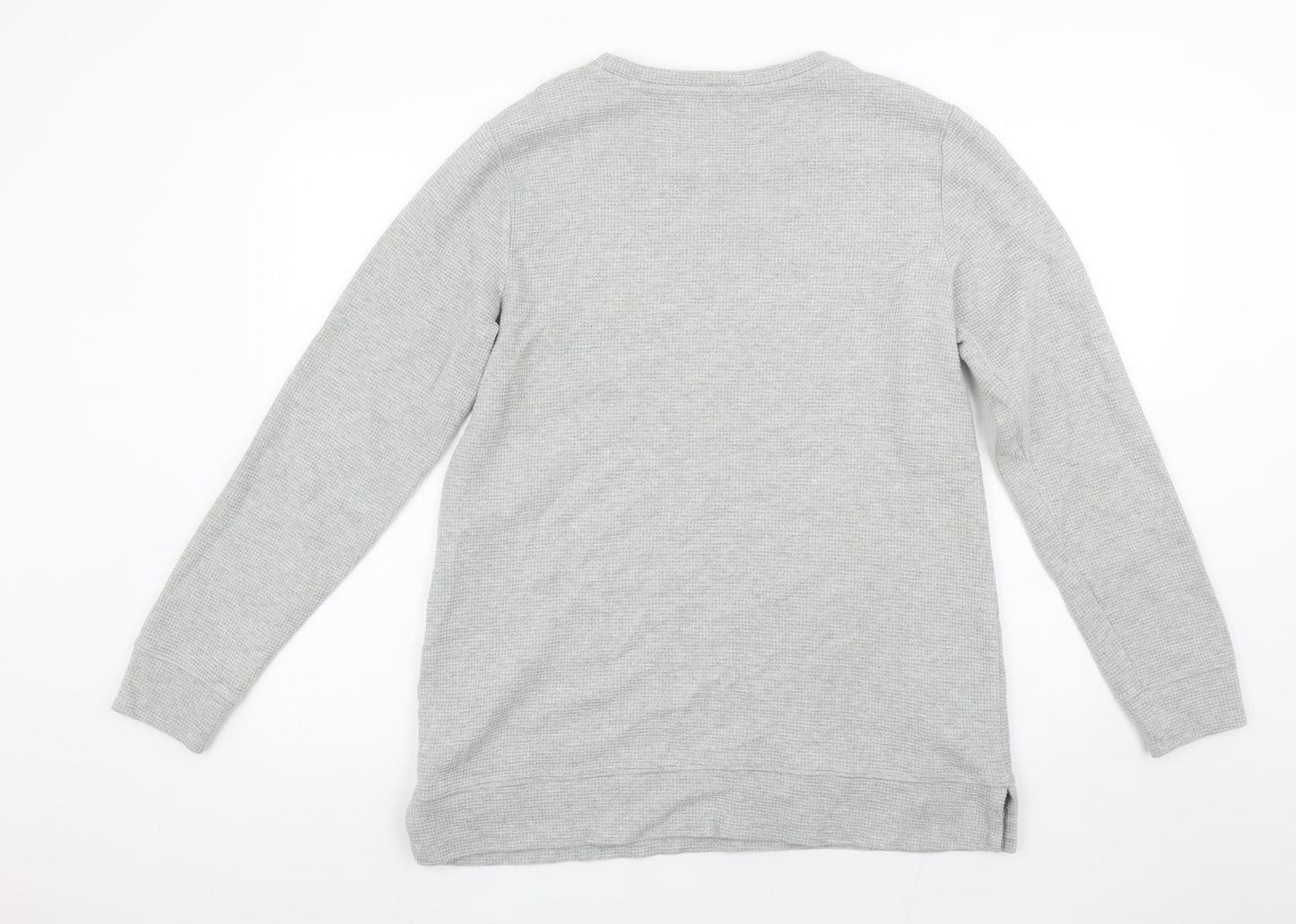 Mens UK Size S Lands' End Grey Pullover Sweatshirt