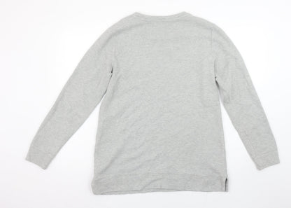 Mens UK Size S Lands' End Grey Pullover Sweatshirt