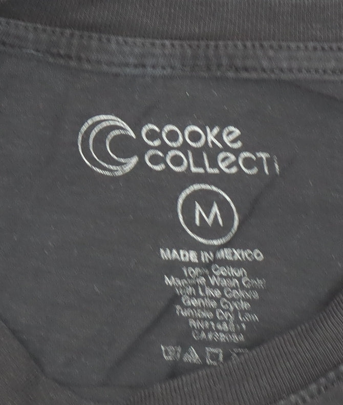 Mens UK Size M Cooke Collecti Black  T-Shirt