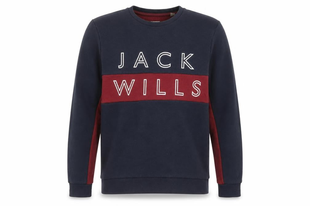 Mens UK Size M Jack Wills Blue Pullover Sweatshirt