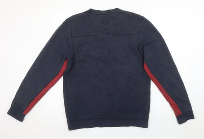 Mens UK Size M Jack Wills Blue Pullover Sweatshirt