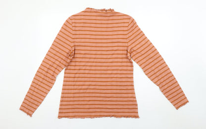 Womens UK Size 16 NEXT Orange Basic T-Shirt