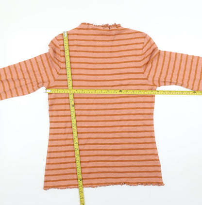 Womens UK Size 16 NEXT Orange Basic T-Shirt