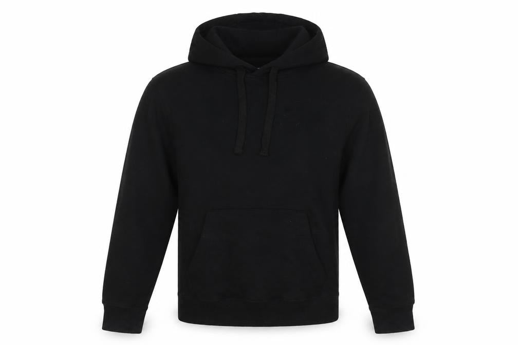 Fila Men’s Black Pullover Hoodie Size S Fleece Cotton Blend