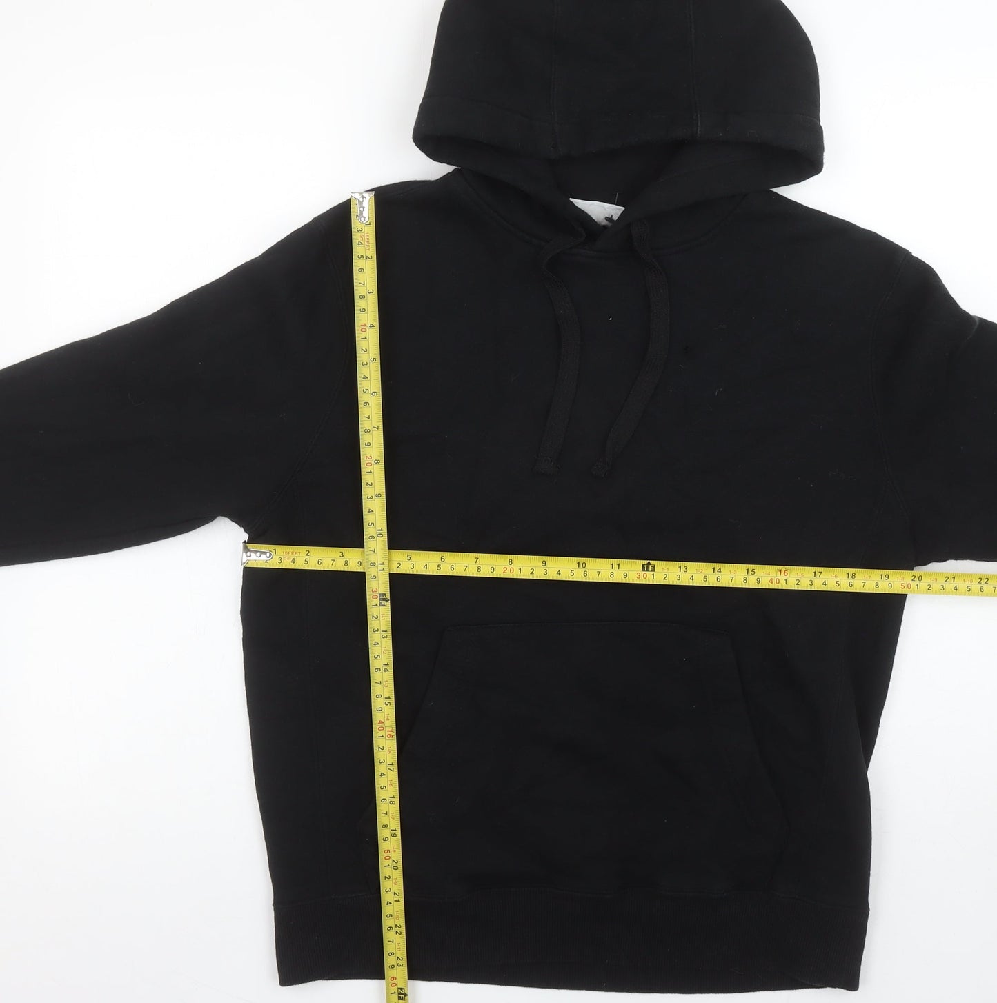 Mens UK Size S FILA Black Pullover Hoodie