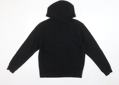 Mens UK Size S FILA Black Pullover Hoodie