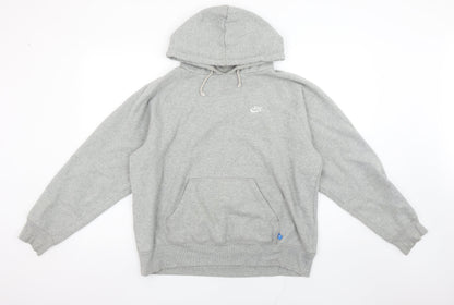 Mens UK Size L Cedarwood State Grey Pullover Hoodie