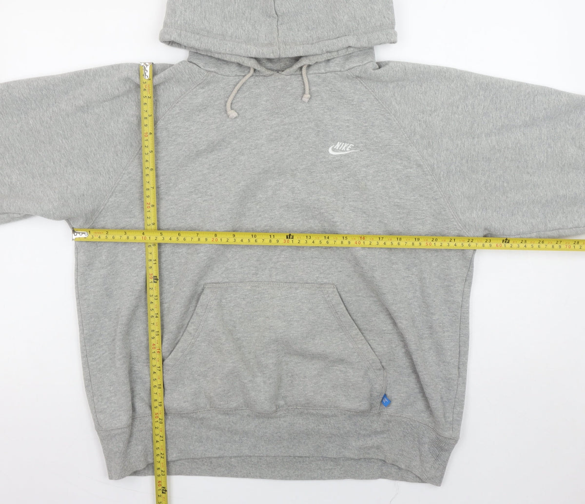 Mens UK Size L Cedarwood State Grey Pullover Hoodie