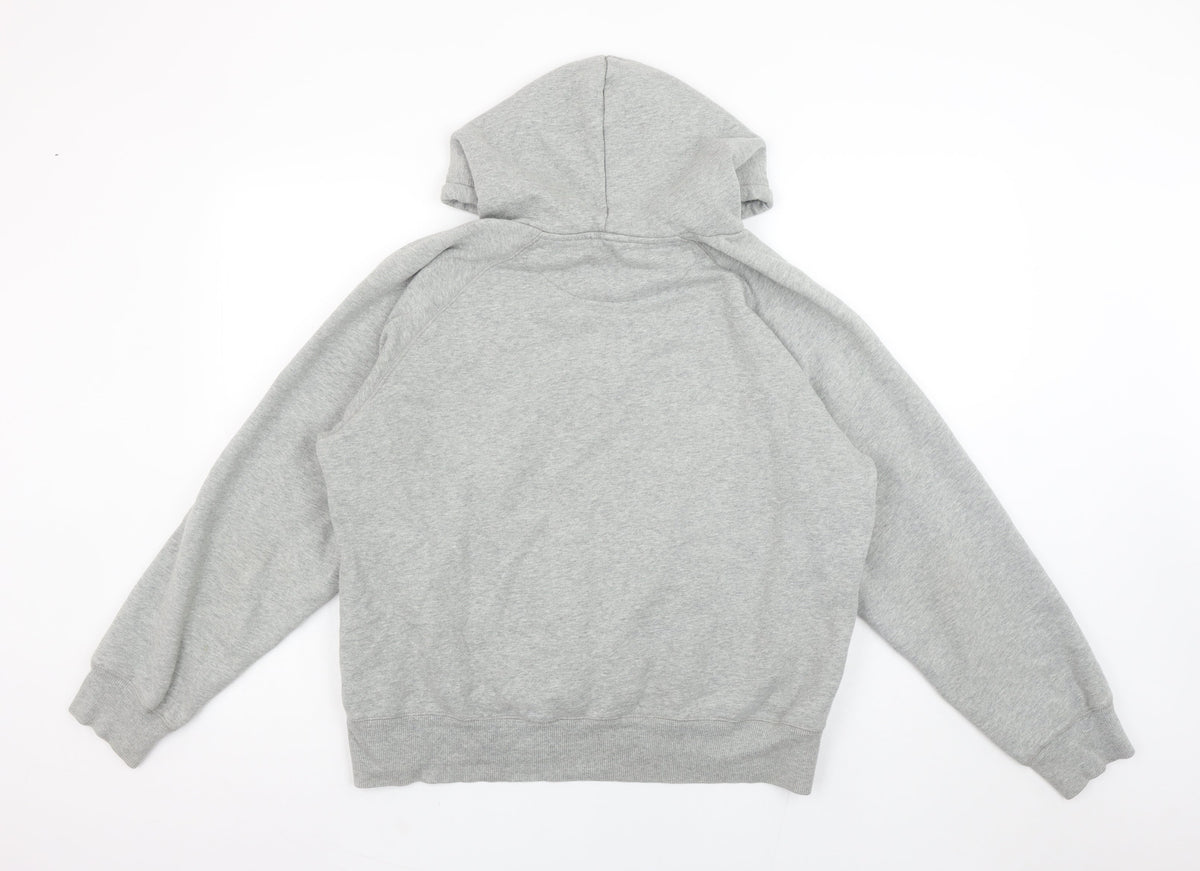Mens UK Size L Cedarwood State Grey Pullover Hoodie