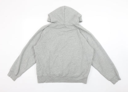 Mens UK Size L Cedarwood State Grey Pullover Hoodie