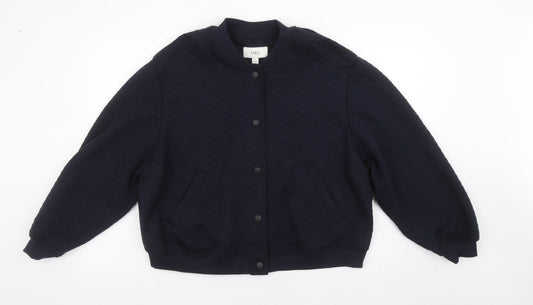 Womens UK Size 18 Marks and Spencer Blue Cardigan Sweatshirt