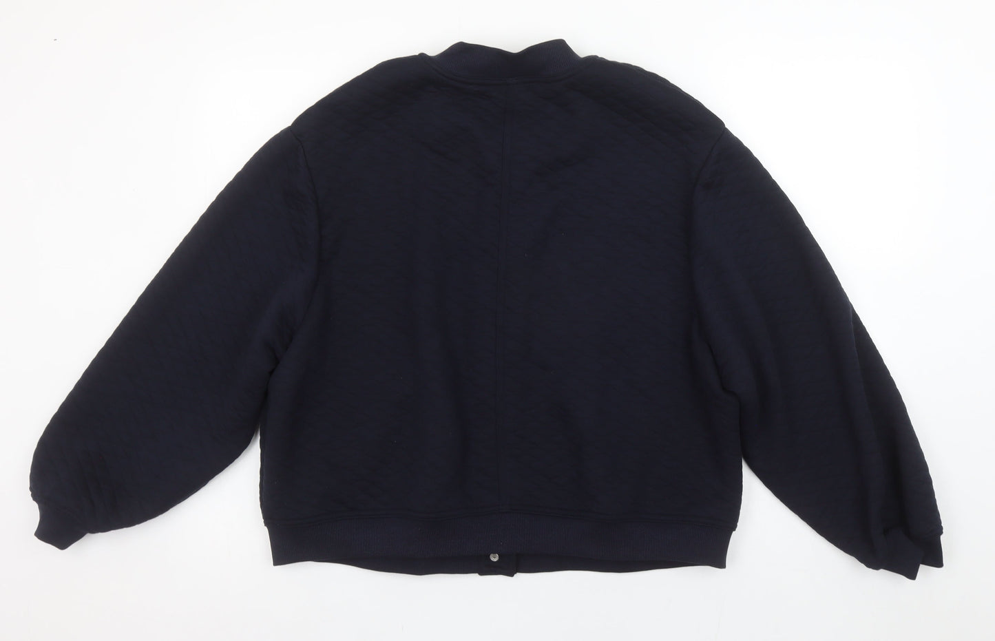 Womens UK Size 18 Marks and Spencer Blue Cardigan Sweatshirt