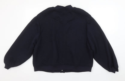 Womens UK Size 18 Marks and Spencer Blue Cardigan Sweatshirt