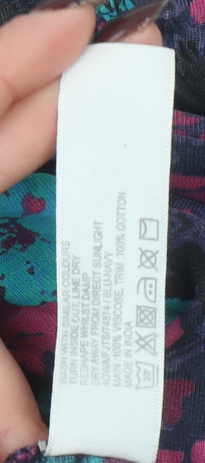 Womens UK Size 10 FatFace Multicoloured Tunic Blouse