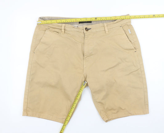 Mens UK Size 38 Mishmash Regular Fit Chino Shorts