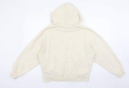 Womens UK Size S PUMA Beige Pullover Hoodie