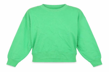 Womens UK Size S Uniqlo Green Pullover Sweatshirt