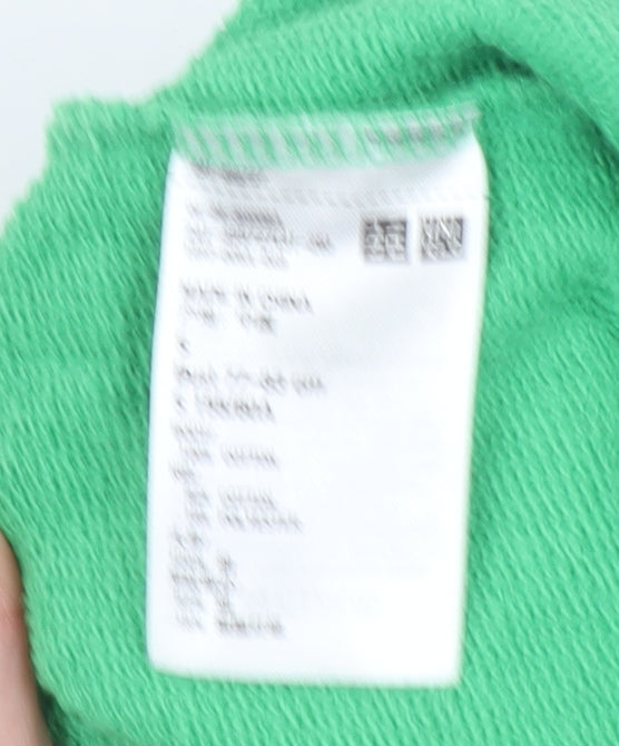 Womens UK Size S Uniqlo Green Pullover Sweatshirt