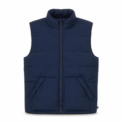 Front view of Gap Kids boys’ blue padded bodywarmer xxl (14-16 years) full zip polyester