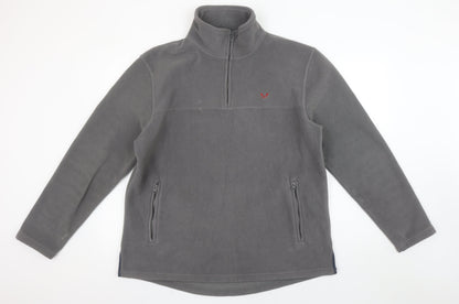 Mens UK Size L Crew Clothing Co. Grey Pullover Sweatshirt