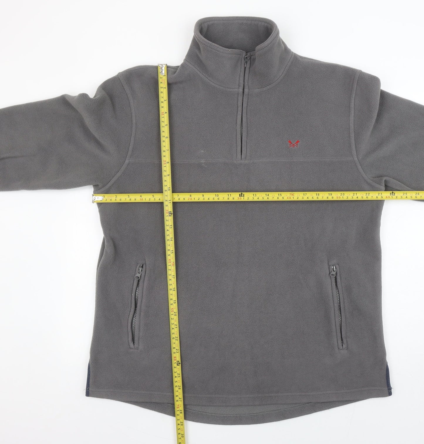 Mens UK Size L Crew Clothing Co. Grey Pullover Sweatshirt