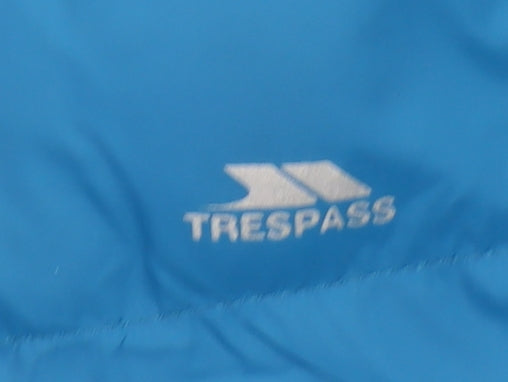 Girls UK Size 7-8 Years Trespass Blue Puffer Jacket