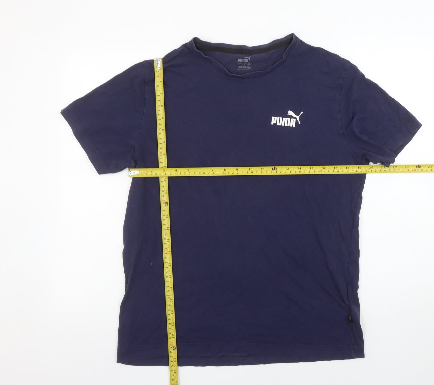 Mens UK Size L PUMA Blue  T-Shirt