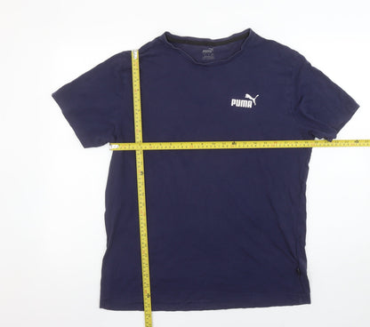 Mens UK Size L PUMA Blue  T-Shirt
