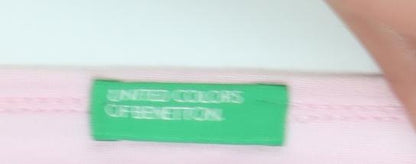 Girls UK Size 8-9 Years United Colors of Benetton Pink Basic T-Shirt